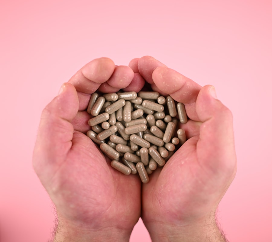 Natural vitamins for men's health and energy